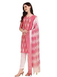 Elegant Cotton Dress Material With Dupatta For Women-thumb1