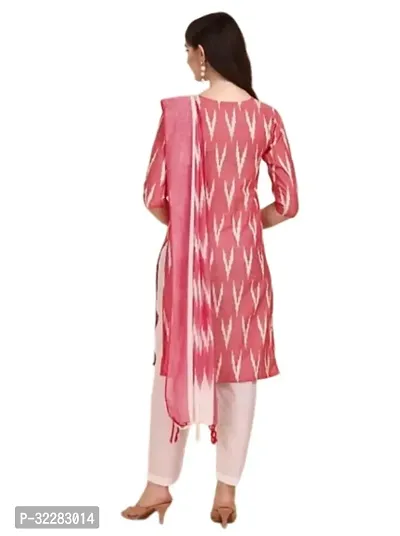 Elegant Cotton Dress Material With Dupatta For Women-thumb3