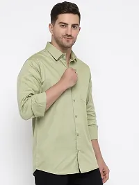 Reliable Cotton Solid Long Sleeves Casual Shirts For Men-thumb2