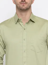 Reliable Cotton Solid Long Sleeves Casual Shirts For Men-thumb3