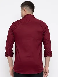 Reliable Cotton Solid Long Sleeves Casual Shirts For Men-thumb2