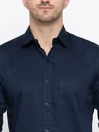 Reliable Cotton Solid Long Sleeves Casual Shirts For Men-thumb2