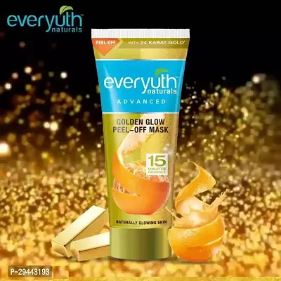 Everyuth Naturals golden glow peel of mask glow your face with this (90 g), Pack Of 2