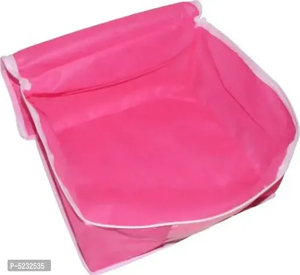 Saree cover Pack of 12,Non Woven Garments Cover (Pink)-thumb2