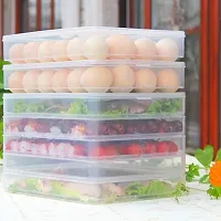 Egg Storage Box Egg Refrigerator Storage Tray Stackable Plastic Egg C Cm 1Pc-thumb3