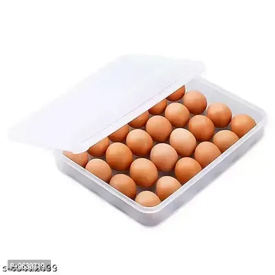 Egg Storage Box Egg Refrigerator Storage Tray Stackable Plastic Egg C Cm 1Pc-thumb0