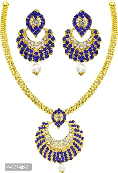 Fancy Trendy Alloy Jewellery Kundan Set For Women