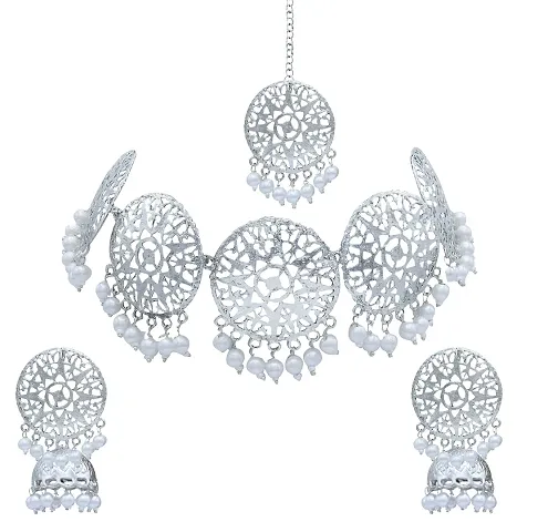 R A ENTERPRISES Designer Jewellery Set With And Stone