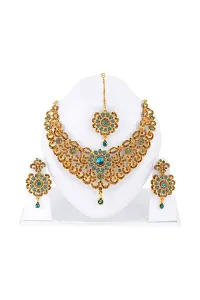 R A ENTERPRISES Gold Plated Choker Jewellery Set For Women-thumb1