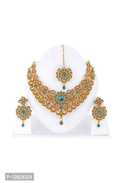 R A ENTERPRISES Gold Plated Choker Jewellery Set For Women-thumb2