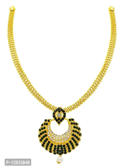 R A ENTERPRISES Delightful Gold Plated Wedding Jewellery Kundan Choker Necklace Set For Women-thumb2