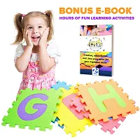 Toy Park Kids Alphanumeric EVA MAT Puzzle for Kids Indoor  Outdoor, Sensory Playmat for Babies with Alphabet  Numbers (1x1ftx9mm)- Pack of 36 Pieces Multicolor-thumb3