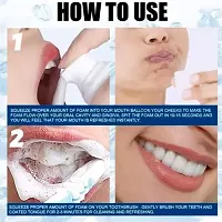 ENJAVE Natural Teeth Whitening Foam To Removes Bad Breath Fights Germs Teeth Whitening Liquid (50 ml)-thumb4