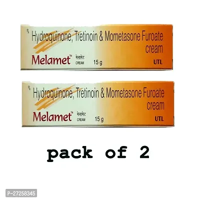 MELAMET SKIN WHITENING CREAM 15 GM (PACK OF 2) Night Cream 30 gm Pack of 2-thumb0