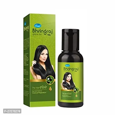 Leeford Bhringraj Ayurvedic Hair Oil for Hair Growth and Hair Fall Control Combo Pack of 3 (100ml Each)- for Long and Shiny Hairs and Helps to Remove Dandruff - for Men  Women-thumb0