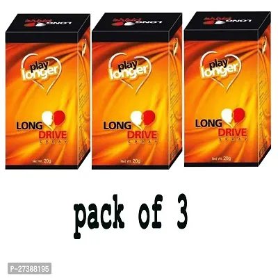 LONG DRIVE Spray Body Spray - For Men  (20 g, Pack of 3)-thumb0