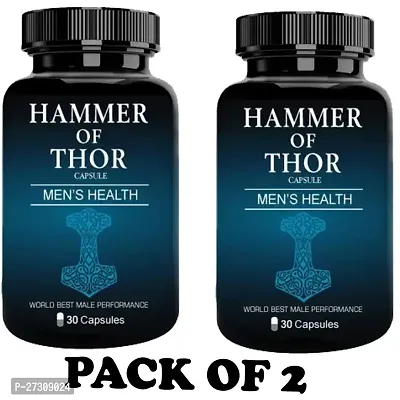 D'HAMMAR THOR Men's Supplement Ayurvedic Capsule For Immunti Booster, Stamina  Power  (30 Capsules)-thumb0