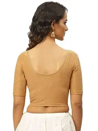 Stylish Lycra Stitched Blouse For Women-thumb3