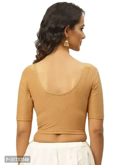 Stylish Lycra Stitched Blouse For Women-thumb4