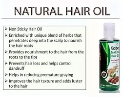 KAIPO Natural Hair Oil Enriched with Almond Oil  Vitamin E (200 ml) Hair Oil  (200 ml)-thumb3