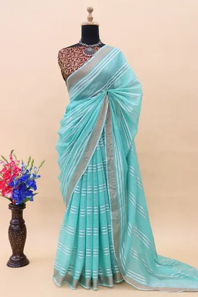 Beautiful Saree With Blouse Piece For Women