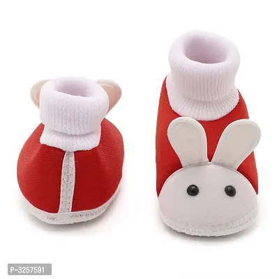 Rabbit Red Baby Infant Soft Booties-thumb2
