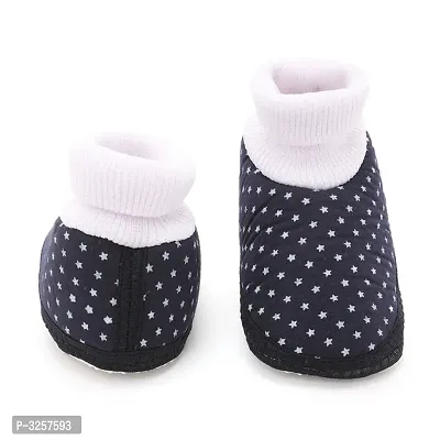 Cute Small Star Blue Baby Infant Soft Booties-thumb2