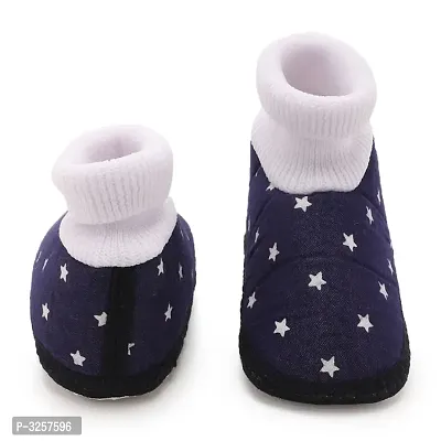 Cute Star Blue Baby Infant Soft Booties-thumb2