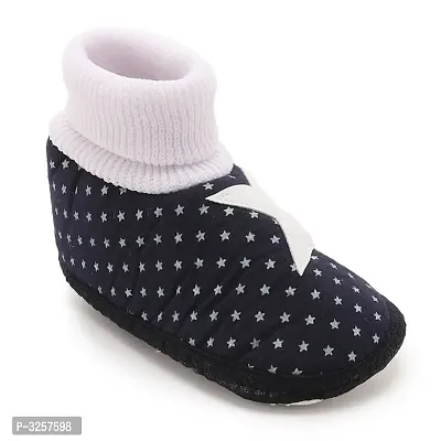 Cute Starpach Blue Baby Infant Soft Booties-thumb0