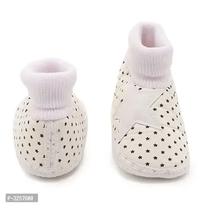 Cute Starpach White Baby Infant Soft Booties-thumb2