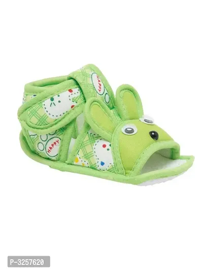 Rabbit Face Lime Green Baby Sandal for Girls & Boys-thumb0
