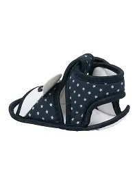 Rabbit Face with Star Printed Prussian Blue Baby Sandal for Girls & Boys-thumb1