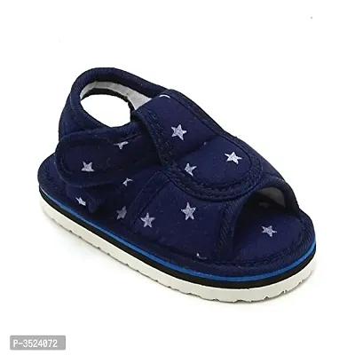 Boy's Blue Fabric Solid Casual Shoes