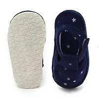 Boy's Blue Fabric Solid Casual Shoes-thumb3