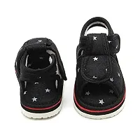 Boy's Black Fabric Solid Casual Shoes-thumb2