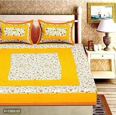 Cotton Printed Double bedsheet-thumb0