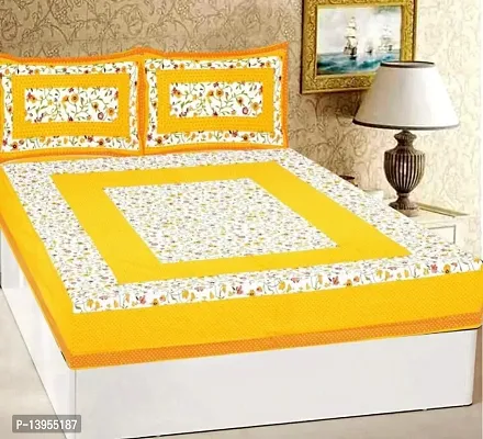 Cotton Printed Double bedsheet-thumb4