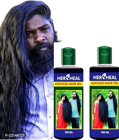 Adivasi Hair Oil for Hair Growth, Hair Fall Control, For women and men,100 ml pack -2