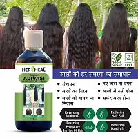 Adivasi Herbal Hair Oil Ayurvedic Medicinal oil for dandruff treatment 100% herbal hair Oil-thumb1