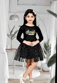 Stylish Cotton Blend Frocks For Girls-thumb1
