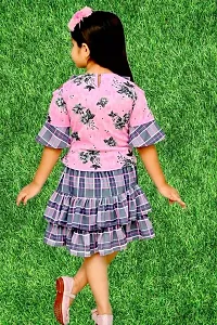 Stylish Cotton Blend Frocks For Girls-thumb1