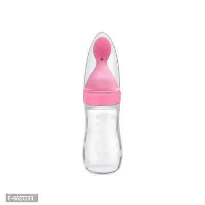 125ML Newborn Baby Feeding Bottle Toddler Safe Silic-thumb0