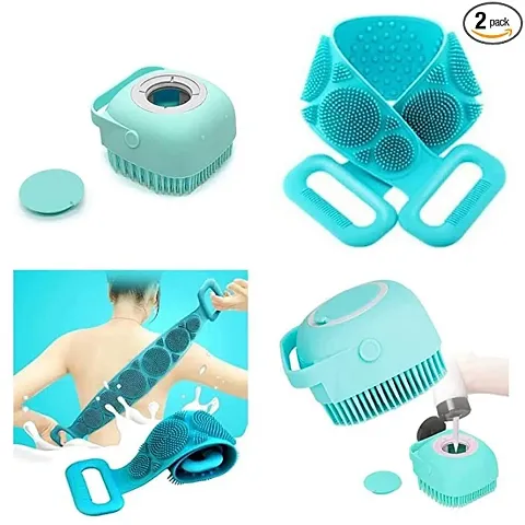 Bathing Silicone Body Scrubber Belt