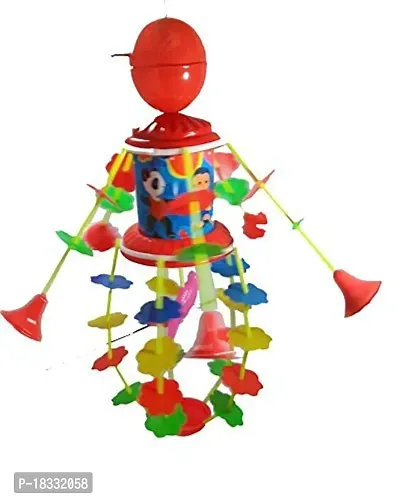 Premium Quality Jhoomar Musical Cradle Toy Nursery Merry Go Round Rattle-thumb0
