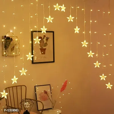 UNIQUE CURTAIN STYLE STAR DECORATION LIGHT - 10 FEET LENGTH - BEST FOR FESTIVAL DECORATION