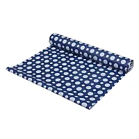 RMDecor 10 Meter Length Shelf Liners for Kitchen Shelves Cover; Drawer Shelf Mat, Sheets for Shelves mats, Waterproof Anti Slip mat for Kitchen -Blue Bindi-thumb1