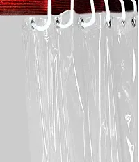 RMDecor Presents Plastic AC Curtain 7 FT Length ,Pack of 1 pc, 8 Rings Included, Size-4.5 Ft Wide x 7 Ft Long,0.15 mm for Shops and Home , Non Washable only Wipe Off Material Made Curtain-thumb4