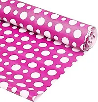 RMDecor 05 Meter Length Shelf Liners for Kitchen Shelves, Shelf Liners for cupboards, Shelves Covers Sheets mat roll for Wardrobe, Drawer mats Liners for Kitchen( Pink )-thumb1