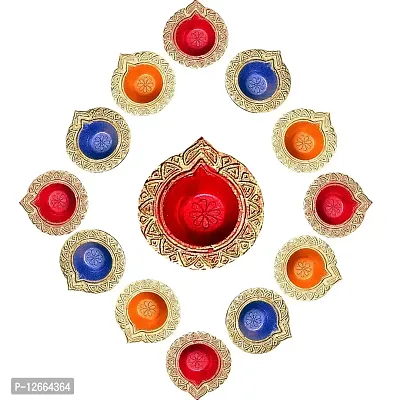 KIVYA Diya for Diwali Decoration Decorative Terracotta Mitti Diyas | Candles for Puja and Festival Decor?