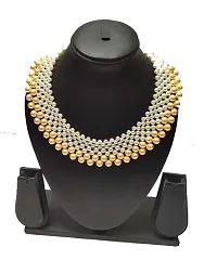 Elegant Alloy Necklace With Earring For Women-thumb1